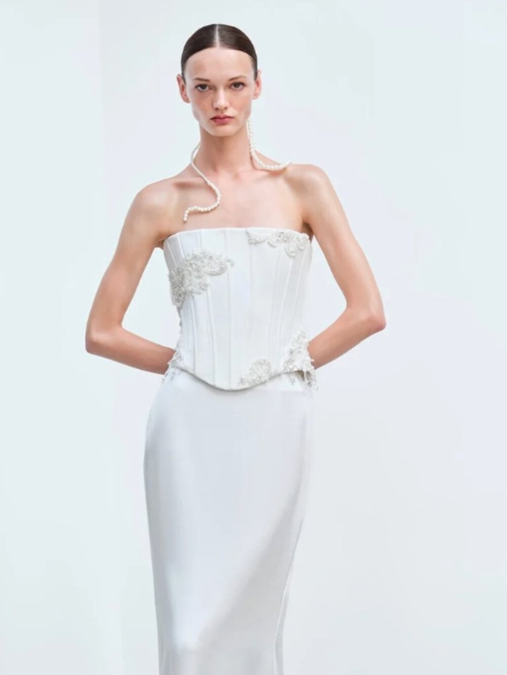 ILA - Selene-Applique Detailed Corset